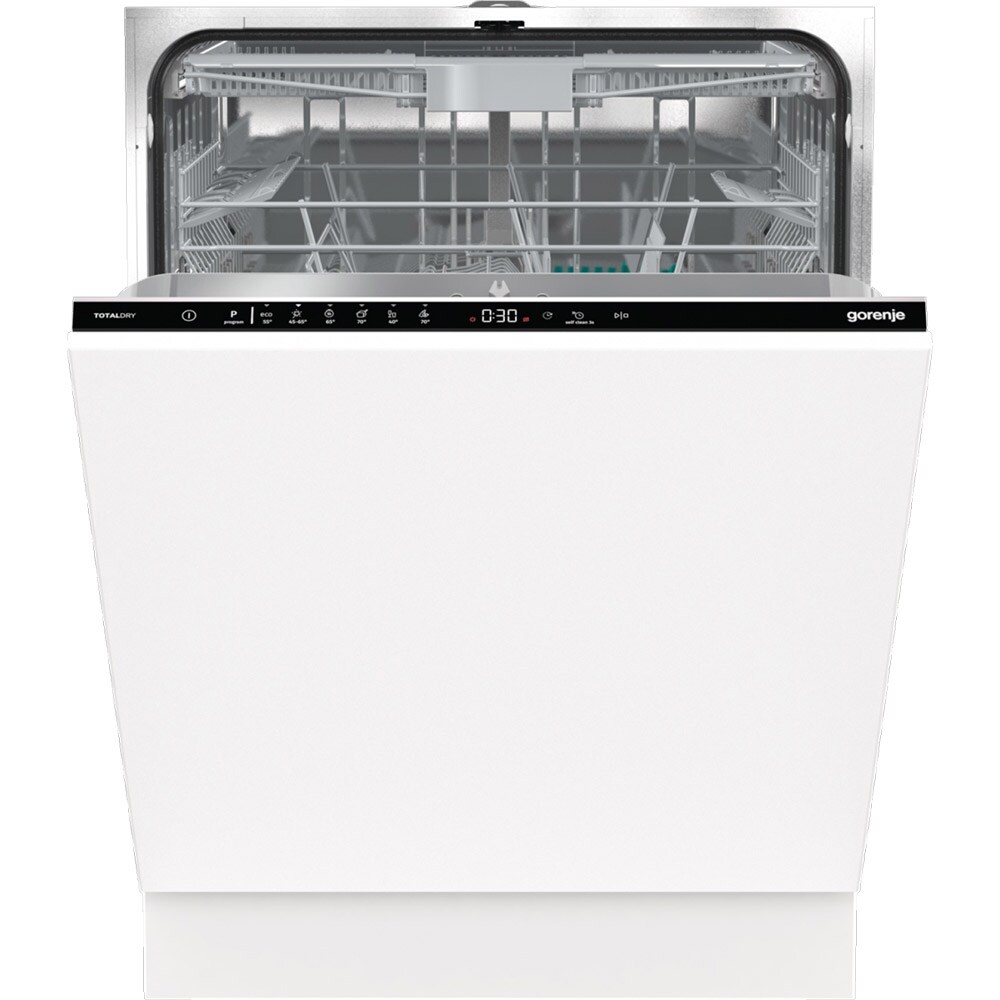 Masina de spalat vase incorporabila GORENJE GV643D60, 16 seturi, 6 programe, 60 cm, Clasa D, panou comanda negru