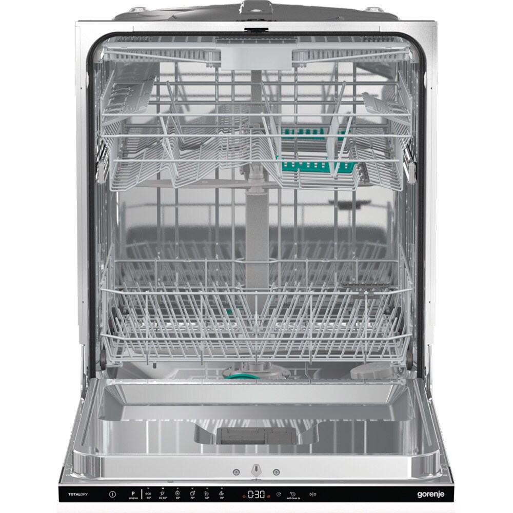 Masina de spalat vase incorporabila GORENJE GV643D60, 16 seturi, 6 programe, 60 cm, Clasa D, panou comanda negru