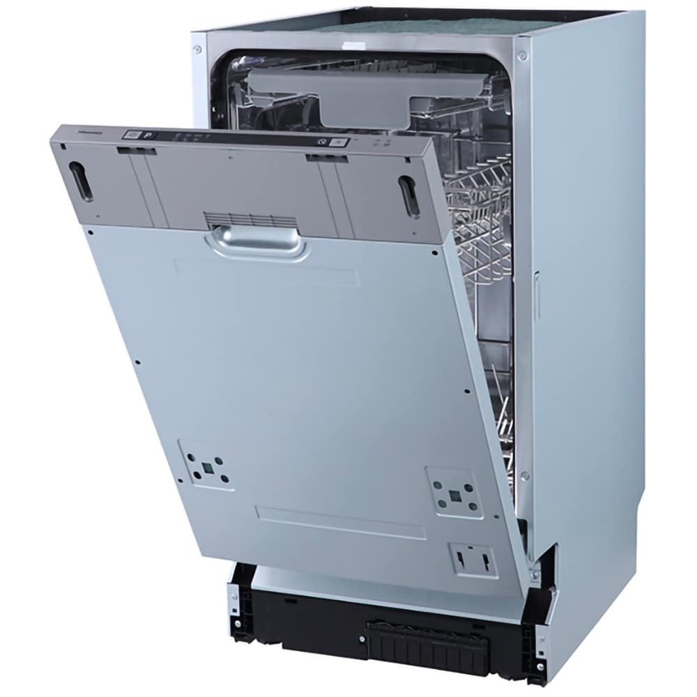 Masina de spalat vase incorporabila HISENSE HV523E10, 10 seturi, 7 programe, 45 cm, Clasa E, panou comanda inox