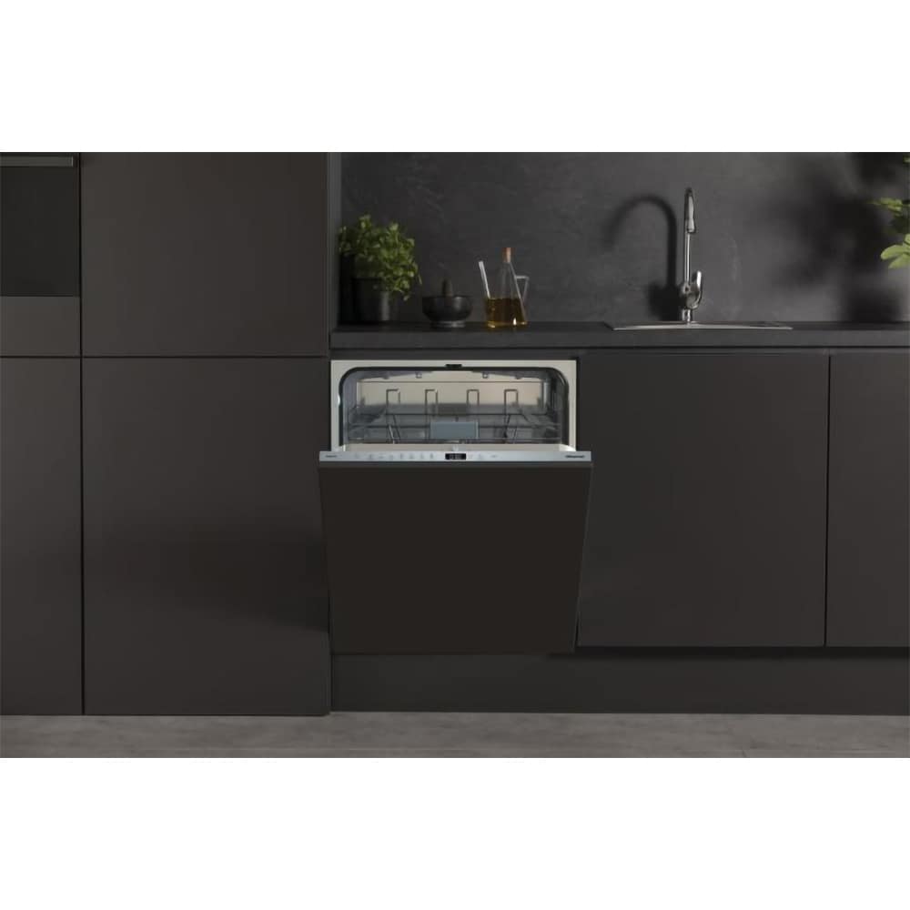 Masina de spalat vase incorporabila HISENSE HV642C60, 14 seturi, 6 programe, 60 cm, Clasa C, panou comanda argintiu