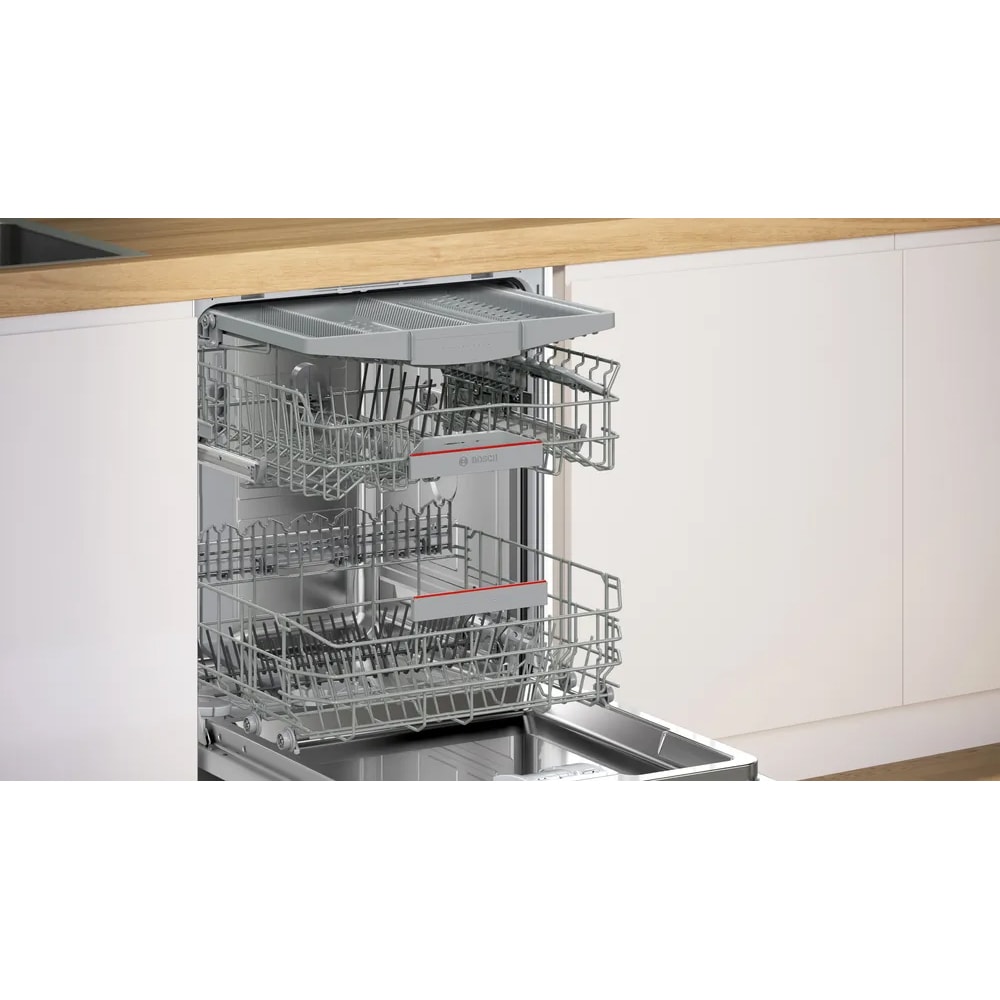 Masina de spalat vase incorporabila BOSCH SBH4ECX28E, 14 seturi, 6 programe, 60 cm, Clasa A, panou comanda inox