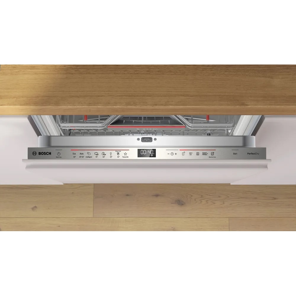 Masina de spalat vase incorporabila BOSCH SBV6ZCX16E, 14 seturi, 8 programe, 60 cm, Clasa B, panou comanda inox