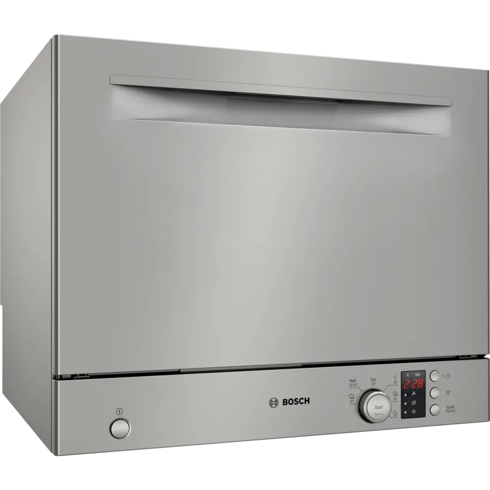 Masina de spalat vase independenta BOSCH SKS2ITI00E, 6 seturi, 6 programe, 55 cm, Clasa E, argintiu
