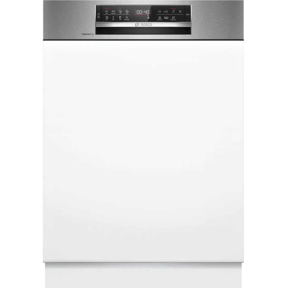 Masina de spalat vase semi-incorporabila BOSCH SMI6ECS12E, 14 seturi, 8 programe, 60 cm, Clasa A, inox