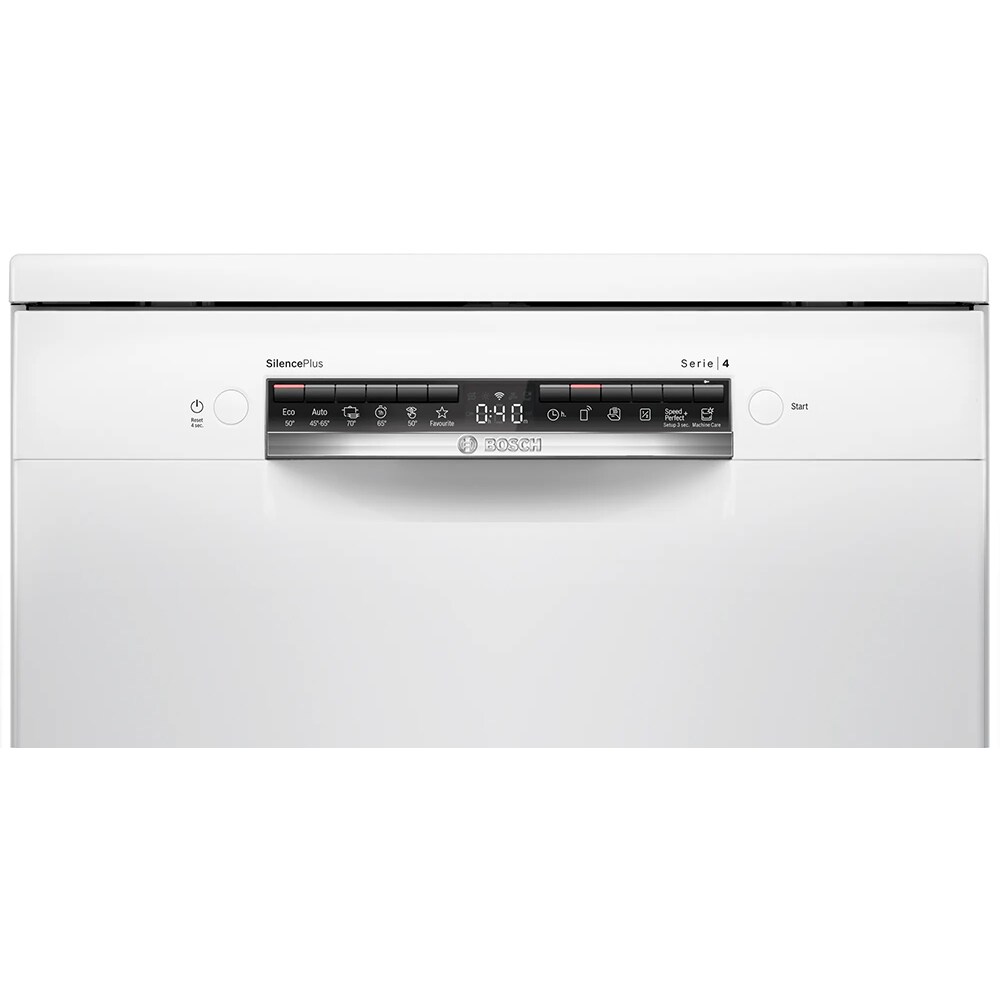 Masina de spalat vase independenta BOSCH SMS4EMW02E, 14 seturi, 6 programe, 60 cm, Clasa C, alb