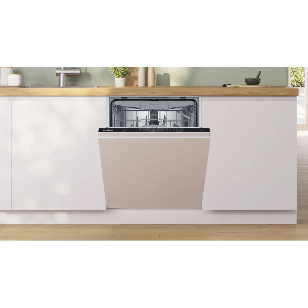 Masina de spalat vase incorporabila BOSCH SMV2HVX02E, 14 seturi, 5 programe, 60 cm, Clasa D, panou comanda negru
