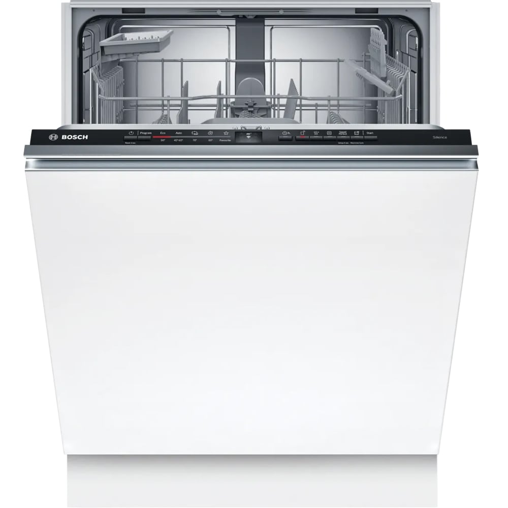Masina de spalat vase incorporabila BOSCH SMV2ITX09E, 13 seturi, 5 programe, 60 cm, Clasa E, panou comanda negru
