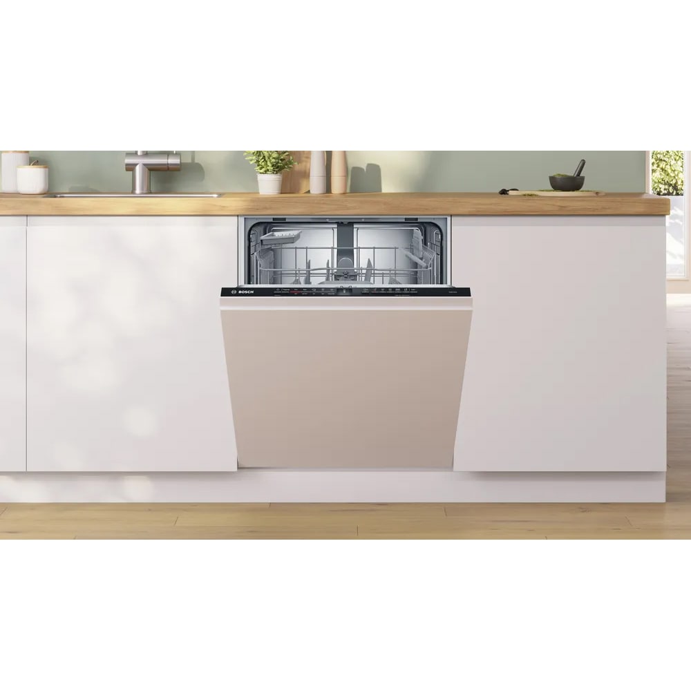 Masina de spalat vase incorporabila BOSCH SMV2ITX09E, 13 seturi, 5 programe, 60 cm, Clasa E, panou comanda negru