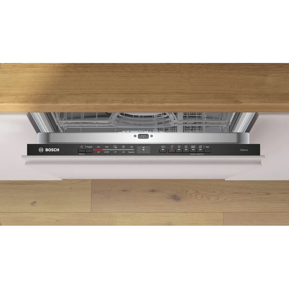 Masina de spalat vase incorporabila BOSCH SMV2ITX09E, 13 seturi, 5 programe, 60 cm, Clasa E, panou comanda negru