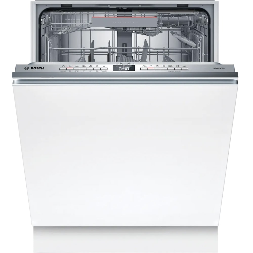 Masina de spalat vase incorporabila BOSCH SMV4ENX06E, 13 seturi, 6 programe, 60 cm, Clasa B, panou comanda inox