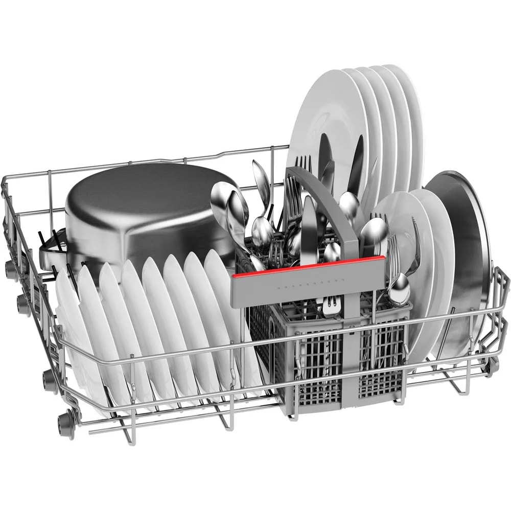 Masina de spalat vase incorporabila BOSCH SMV4ENX06E, 13 seturi, 6 programe, 60 cm, Clasa B, panou comanda inox