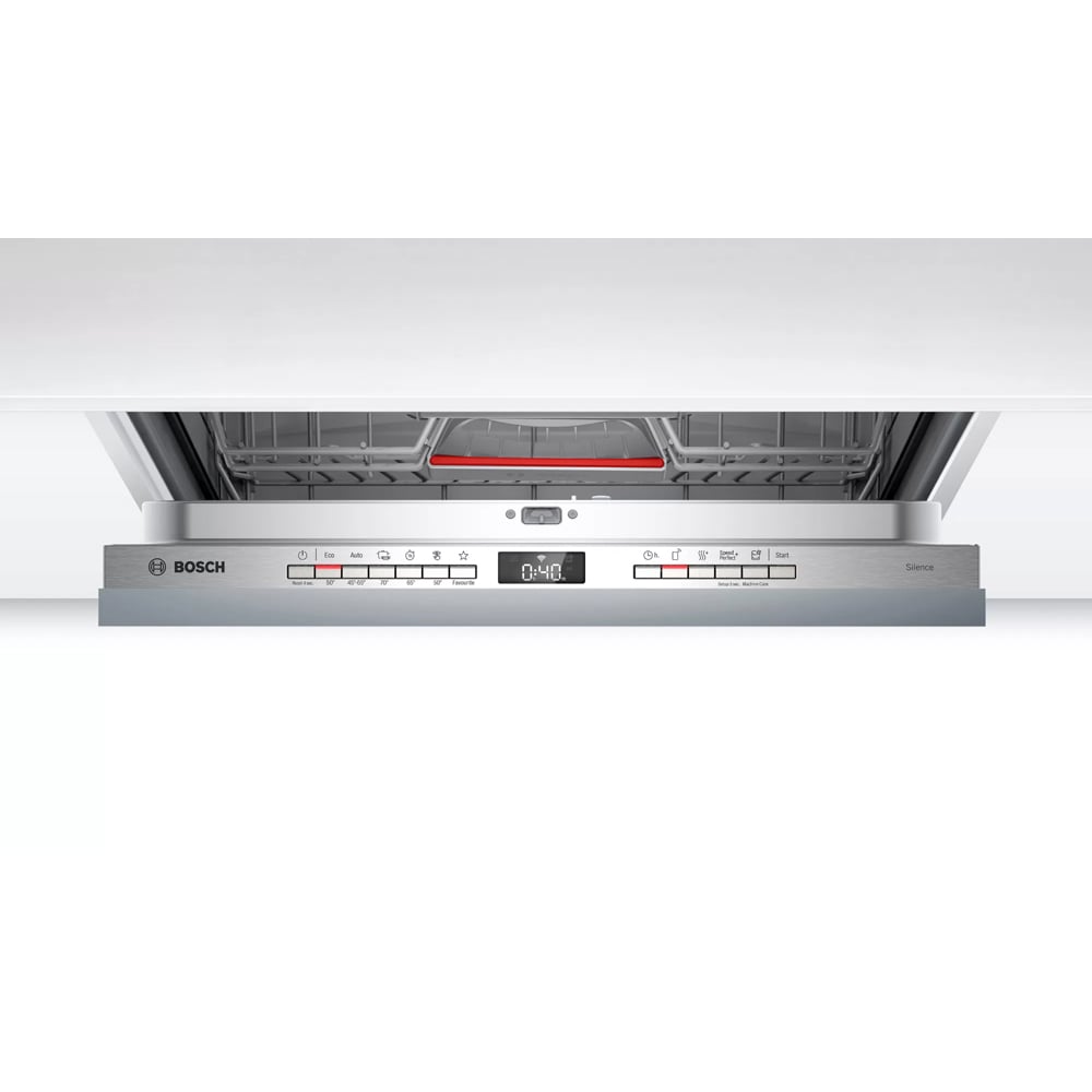Masina de spalat vase incorporabila BOSCH SMV4HVX40E, 13 seturi, 6 programe, 60 cm, Clasa E, panou comanda inox