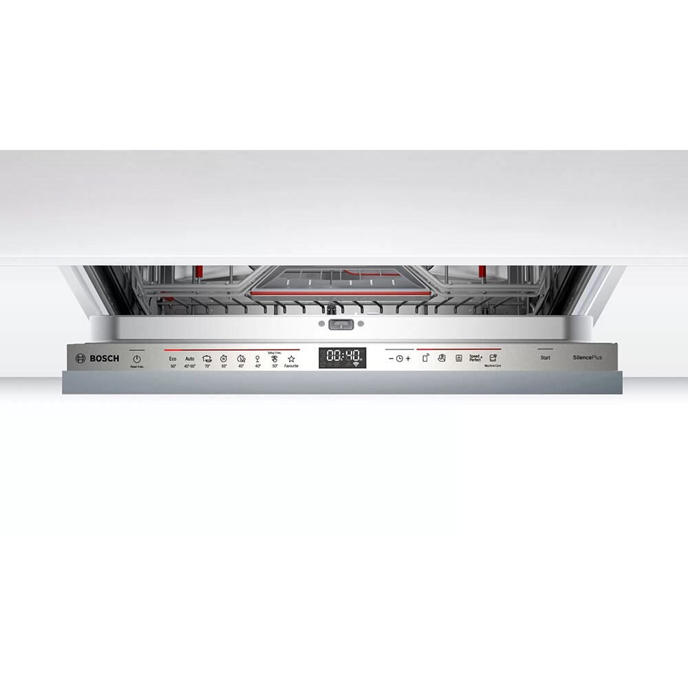 Masina de spalat vase incorporabila BOSCH SMV6ECX51E, 13 seturi, 8 programe, 60 cm, Clasa C, panou comanda inox