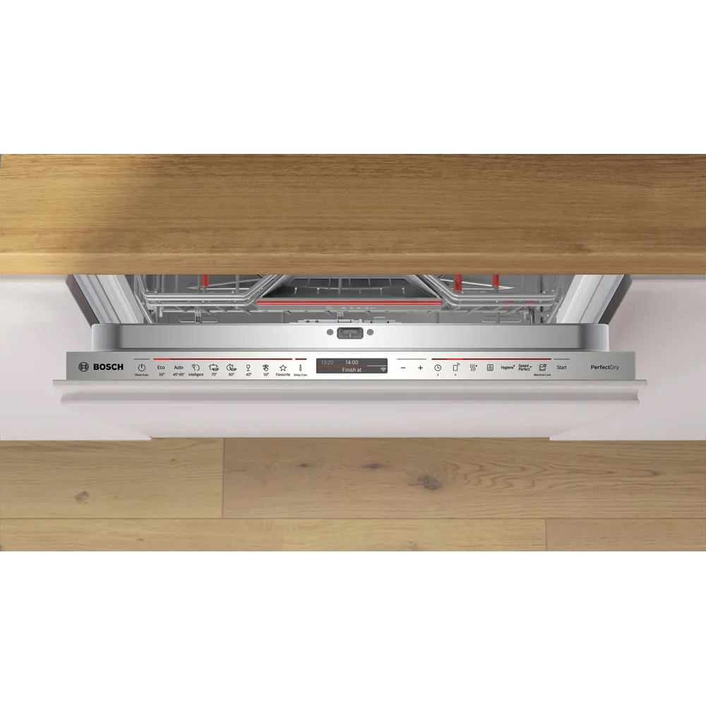 Masina de spalat vase incorporabila BOSCH SMV8YCX02E, 14 seturi, 8 programe, 60 cm, Clasa A, panou comanda inox