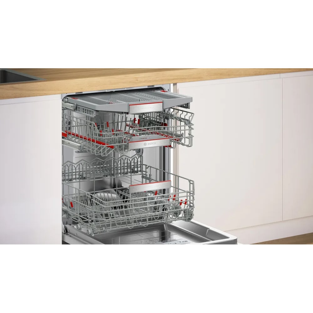 Masina de spalat vase incorporabila BOSCH SMV8YCX02E, 14 seturi, 8 programe, 60 cm, Clasa A, panou comanda inox
