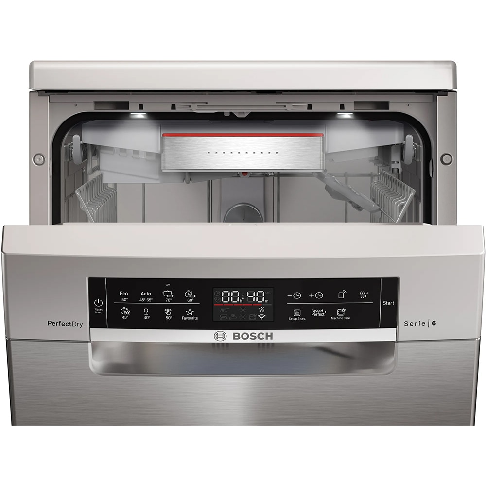 Masina de spalat vase independenta BOSCH SPS6YMI14E, 10 seturi, 8 programe, 45 cm, Clasa B, inox