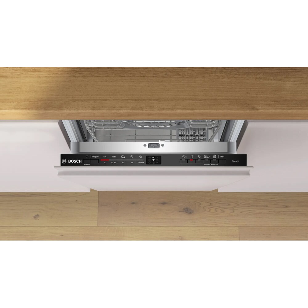 Masina de spalat vase incorporabila BOSCH SPV2HKX42E, 10 seturi, 5 programe, 45 cm, Clasa E, panou comanda negru