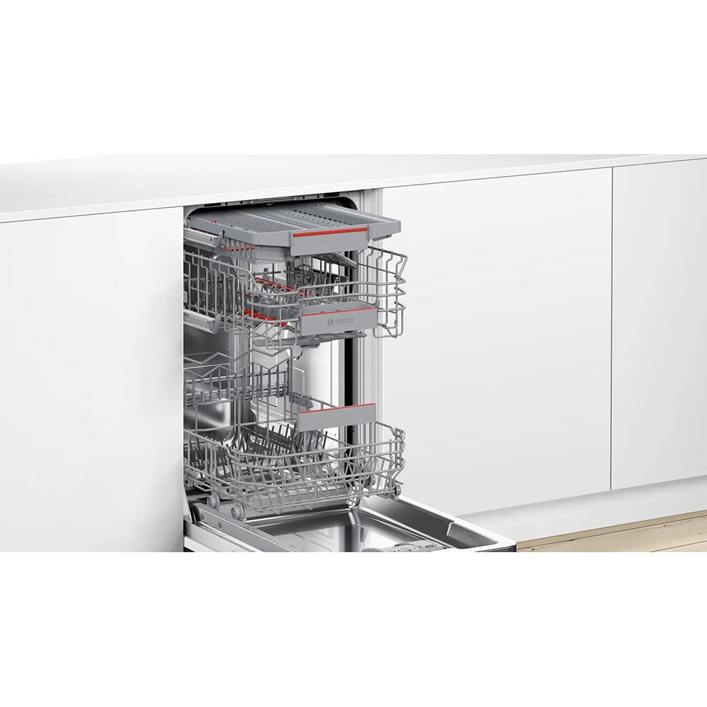 Masina de spalat vase incorporabila BOSCH SPV4EMX62E, 10 seturi, 6 programe, 45 cm, Clasa D, panou comanda inox