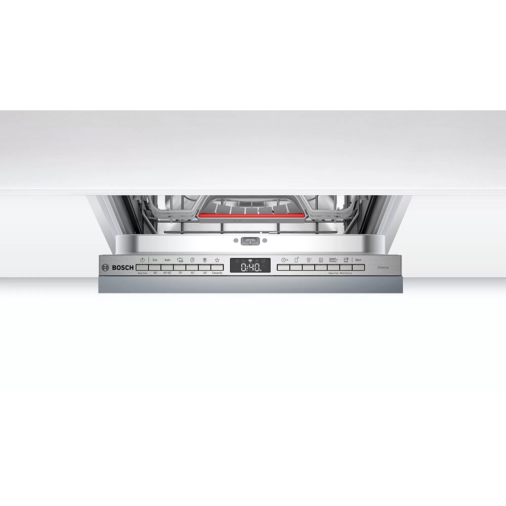 Masina de spalat vase incorporabila BOSCH SPV4XMX20E, 10 seturi, 6 programe, 45 cm, Clasa F, panou comanda inox