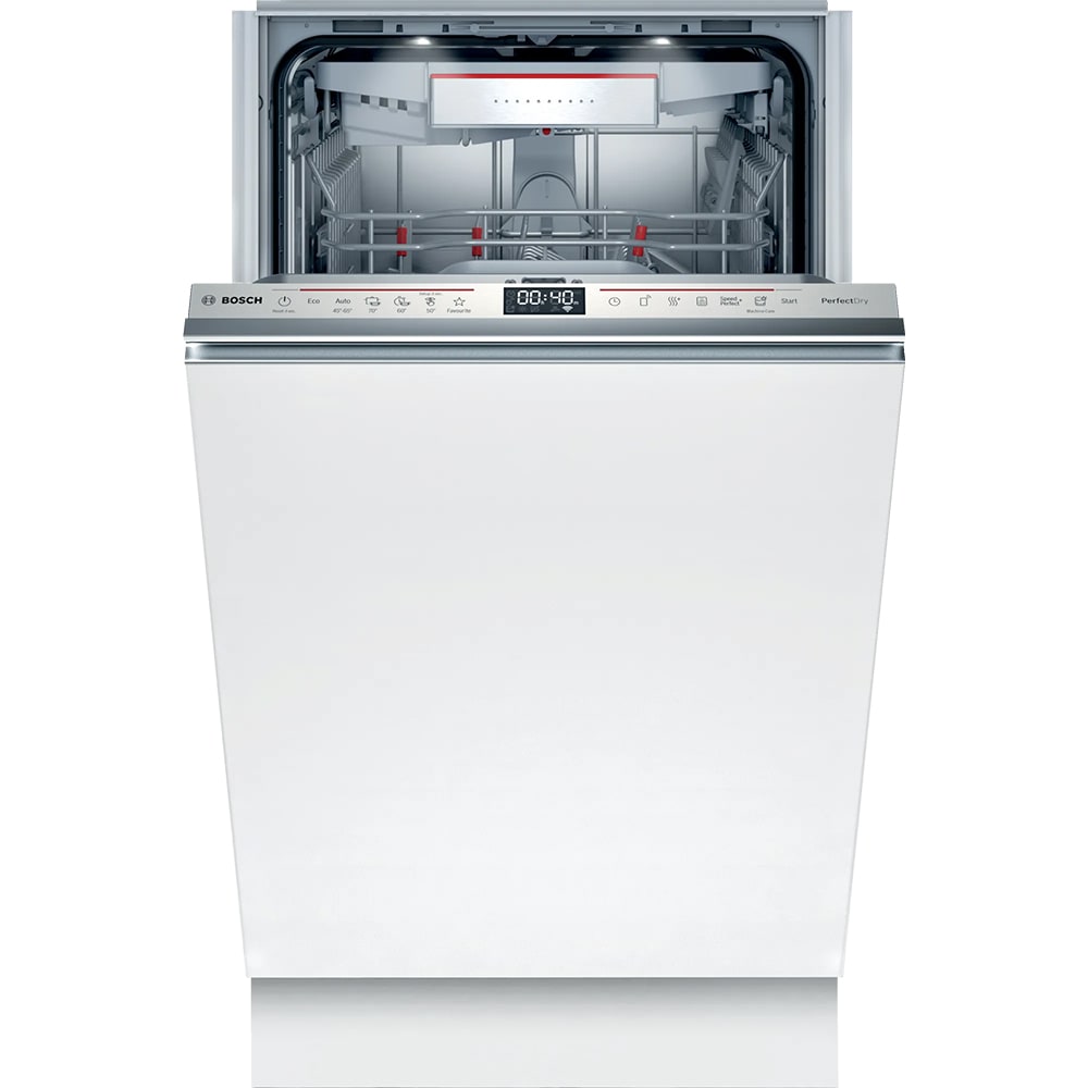 Masina de spalat vase incorporabila BOSCH SPV6ZMX23E, 10 seturi, 6 programe, 45 cm, Clasa C, panou comanda inox
