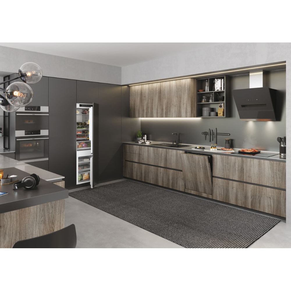 Masina de spalat vase incorporabila HAIER XIB 6B2S3FS, 16 seturi, 12 programe, 60 cm, Clasa B, panou comanda argintiu