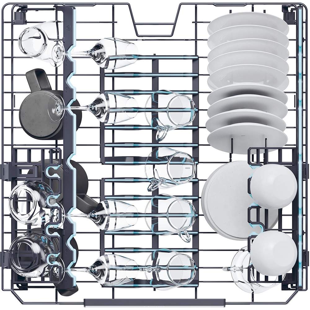 Masina de spalat vase incorporabila HAIER XS 4A4M3PB, 14 seturi, 10 programe, 60 cm, Clasa A, panou comanda negru