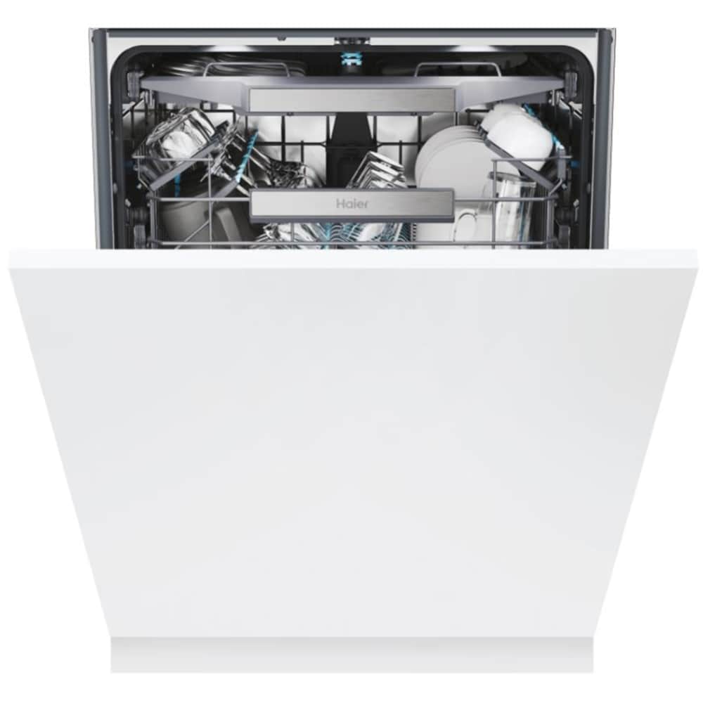 Masina de spalat vase incorporabila HAIER XS 4A4M4PB, 14 seturi, 10 programe, 60 cm, Clasa A, panou comanda negru