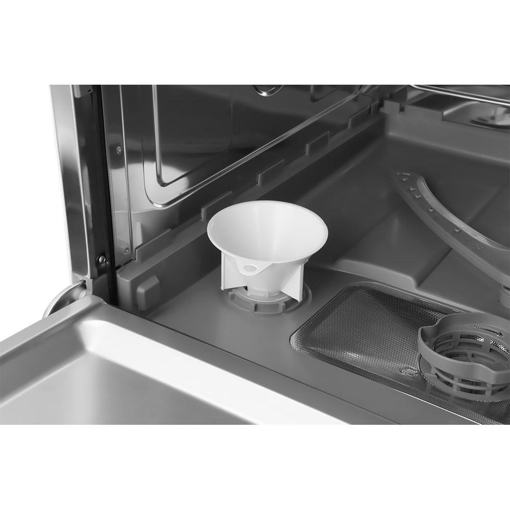 Masina de spalat vase independenta HANSA ZWM556WH, 6 seturi, 5 programe, 55 cm, Clasa F, alb