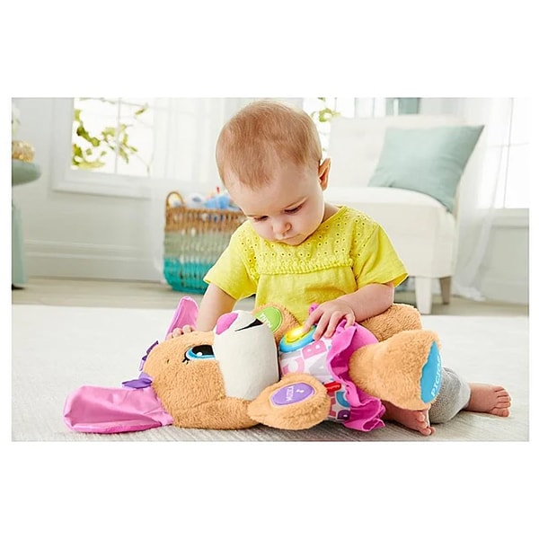 Jucarie interactiva FISHER PRICE Catelusa vorbitoare - Sis MTFPP92, 6 luni+, multicolor