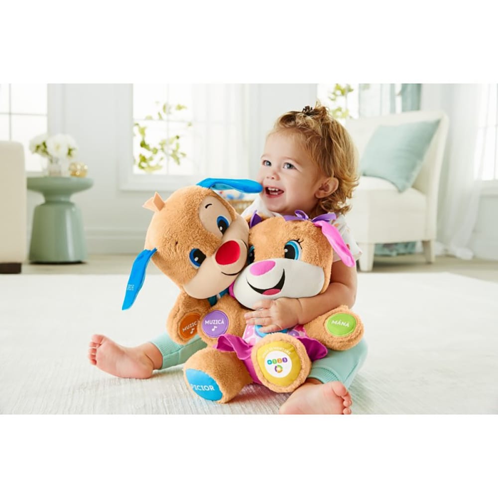 Jucarie interactiva FISHER PRICE Catelusa vorbitoare - Sis MTFPP92, 6 luni+, multicolor