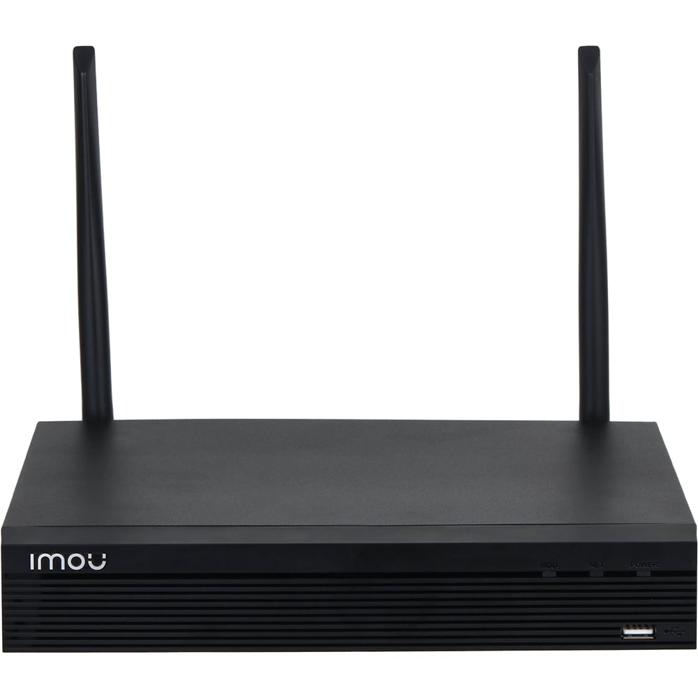 Kit de supraveghere video IMOU Bullet 2 2MP, 4 camere, Full HD, Wi-Fi, 4 canale, alb