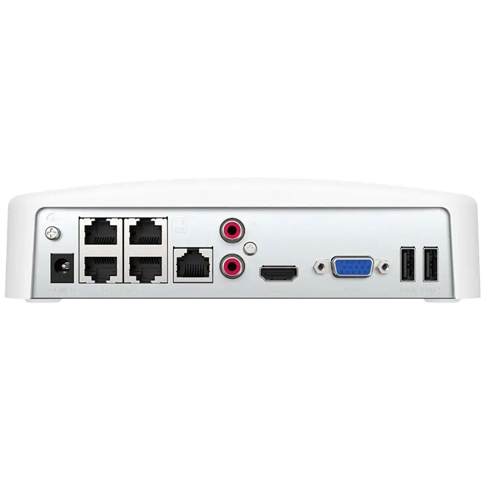 Kit supraveghere video TENDA K4P-4CR, 4 camere, QHD, 4 canale, alb