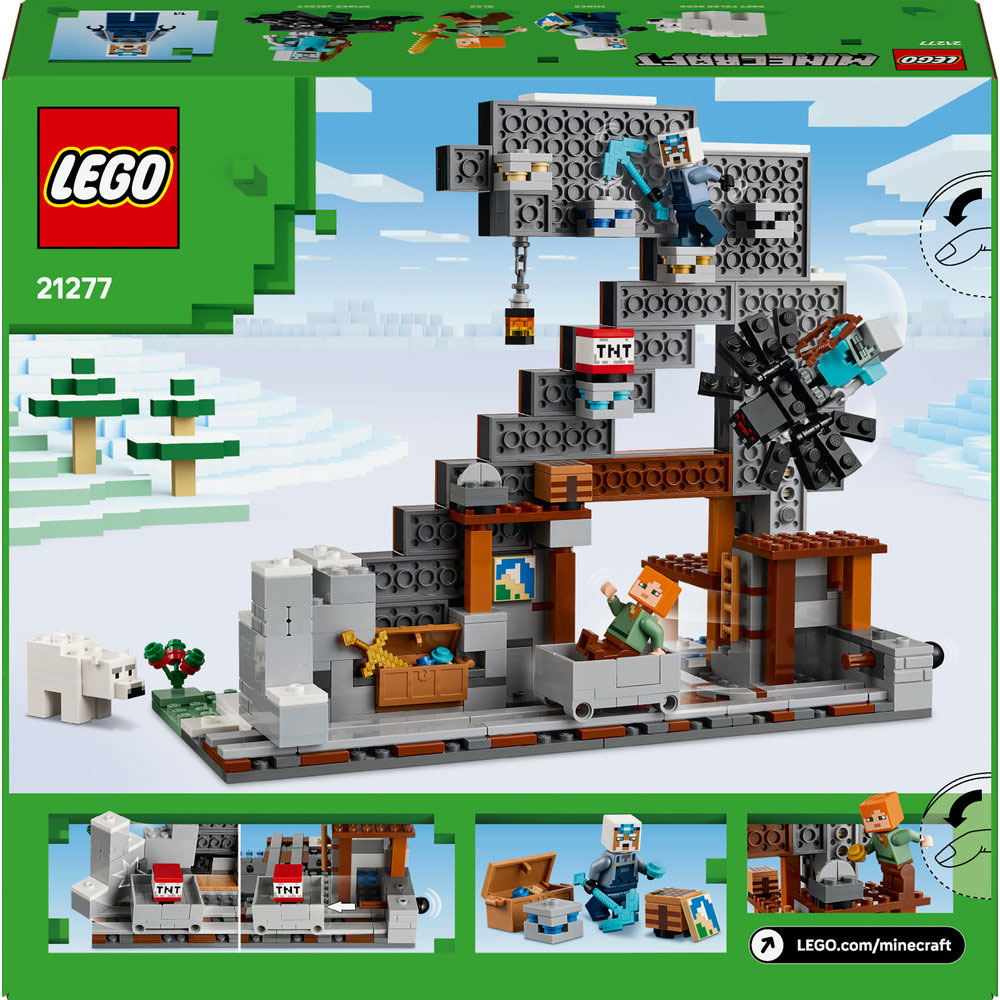 LEGO Minecraft: Mina Tarnacop 21277, 8 ani+, 530 piese