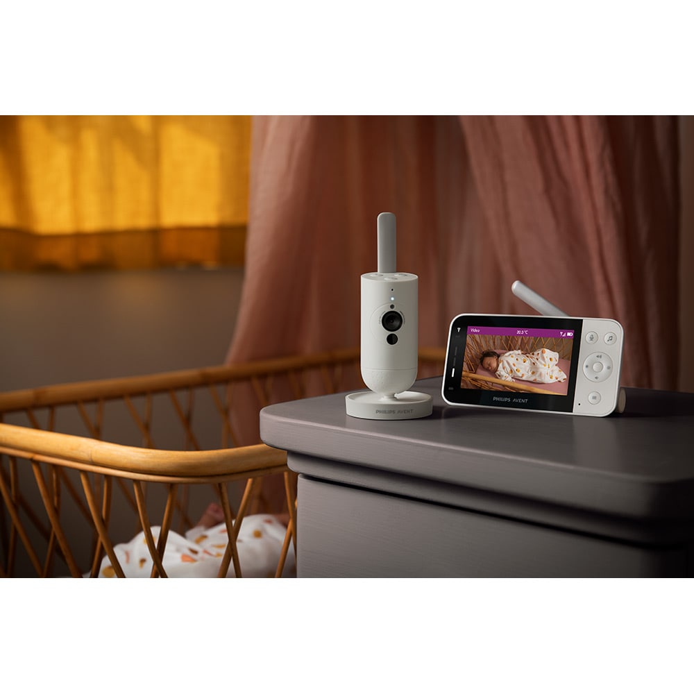 Monitor video PHILIPS AVENT SCD953/26, 5", alb