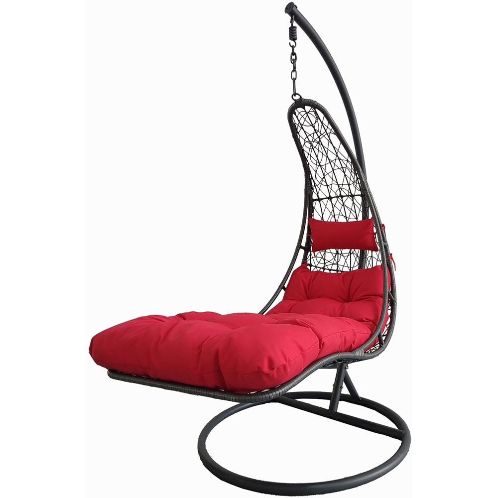 Leagan gradina Comfort, 105 x 105 x 203 cm, rosu