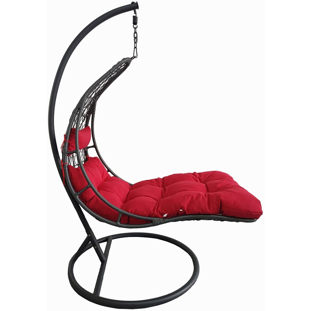 Leagan gradina Comfort, 105 x 105 x 203 cm, rosu