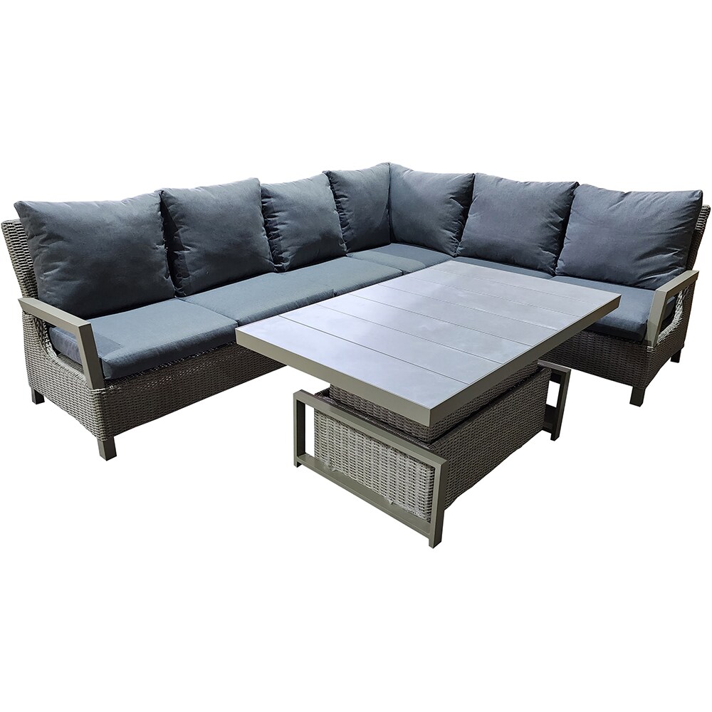 Set mobilier gradina MYRIA Manchester, 5 piese, maro