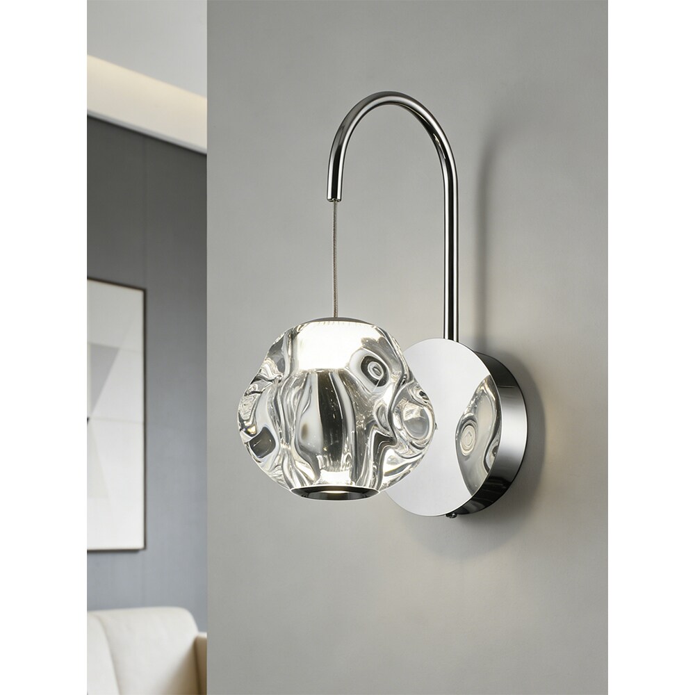 Aplica LED MYRIA MY10327CH, 6W, 230lm, 4000K, IP20, crom