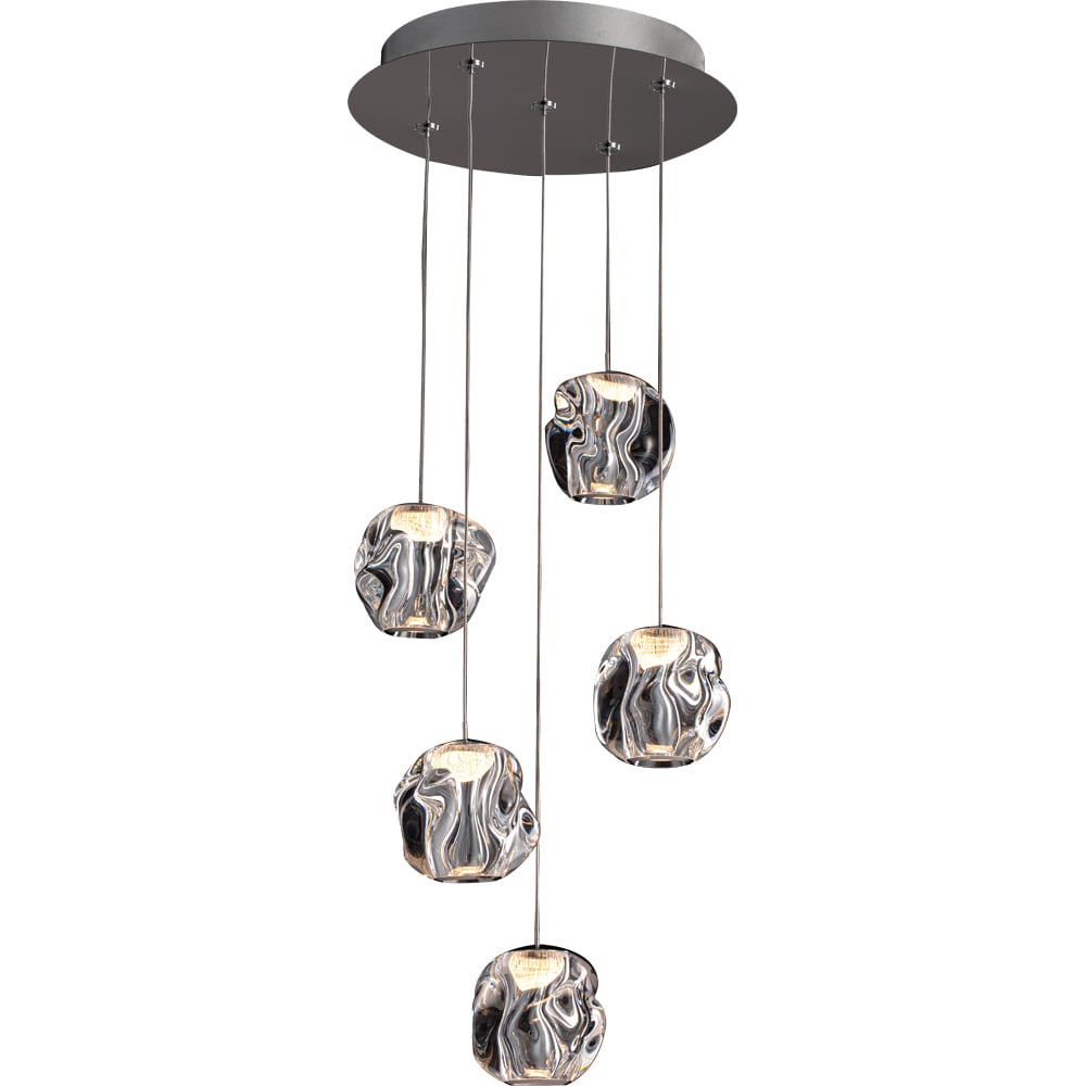 Lustra LED MYRIA MY10329CH, 24W, 1240lm, 4000K, IP20, crom