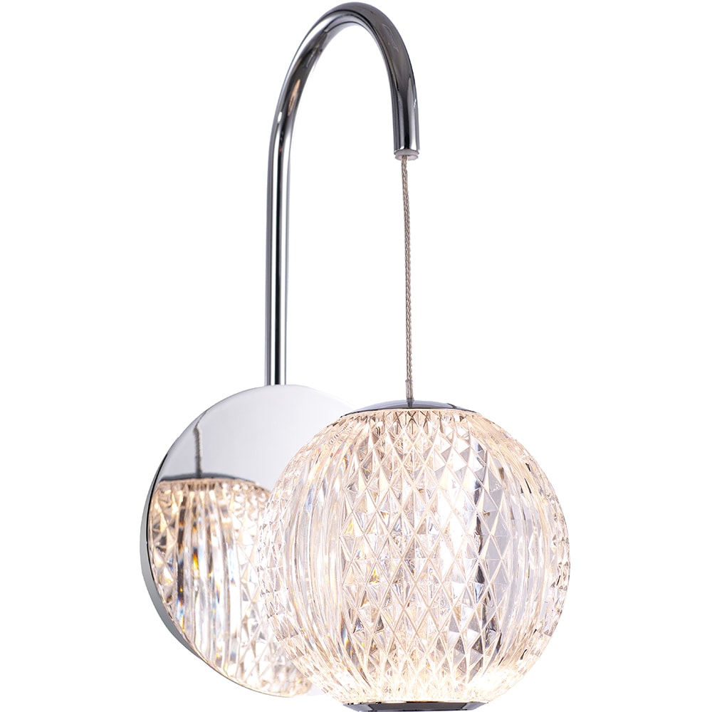 Aplica de perete MYRIA Diamond, LED, 6W, 11x18x26 cm, crom