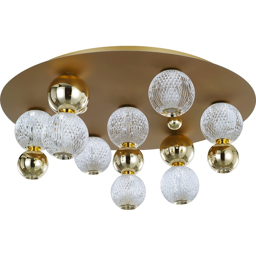Plafoniera LED MYRIA MY10345GD, 40W, 2353.4lm, 4000K, IP20, auriu