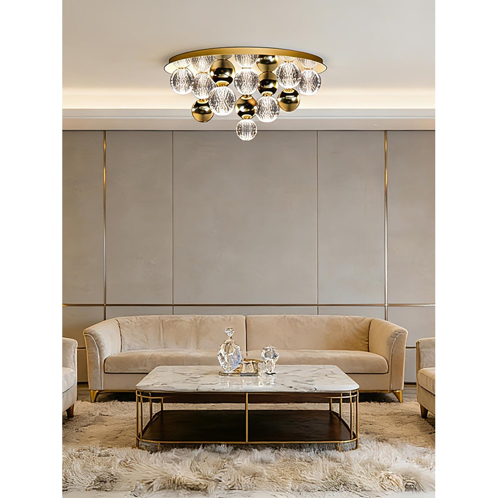 Plafoniera LED MYRIA MY10345GD, 40W, 2353.4lm, 4000K, IP20, auriu