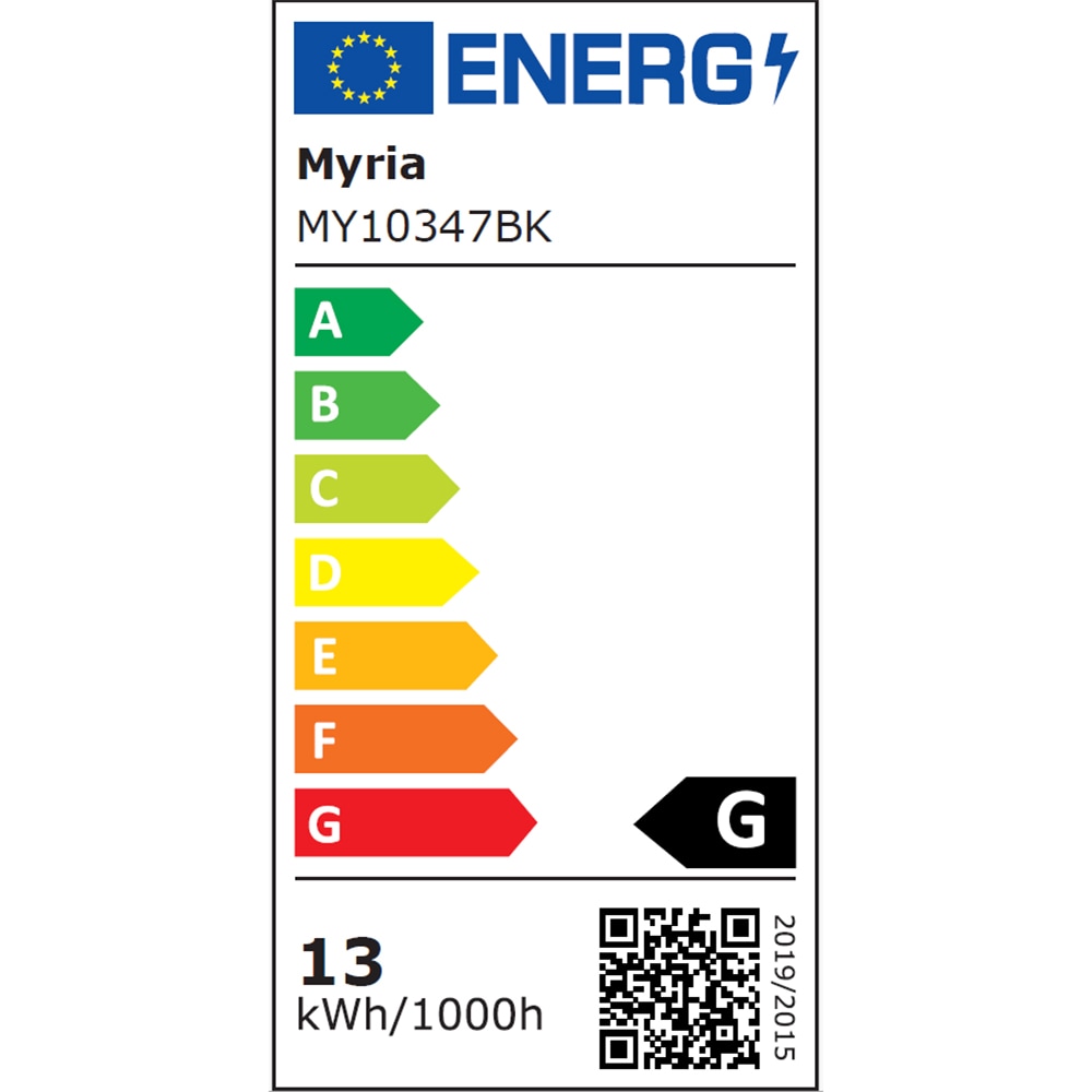 Lustra suspendata MYRIA Globe, LED, 13W, 68x16x150 cm, auriu-negru