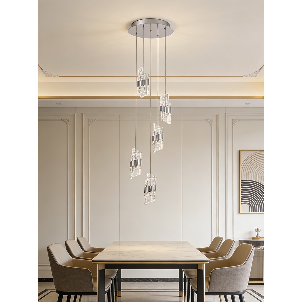 Lustra LED MYRIA MY10352CH, 42W, 3295.7lm, 4000K, IP20, crom