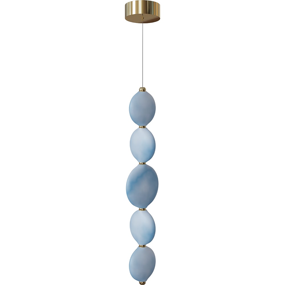 Pendul suspendat MYRIA Luna LED, 34W, 4000K, IP20, bleu