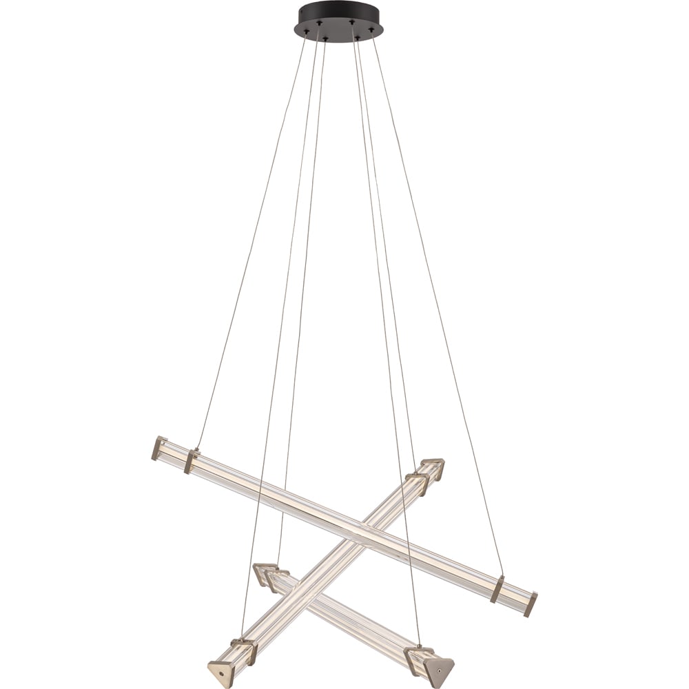 Lustra LED MYRIA MY10358BK, 35W, 3034.36lm, 4000K, IP20, negru