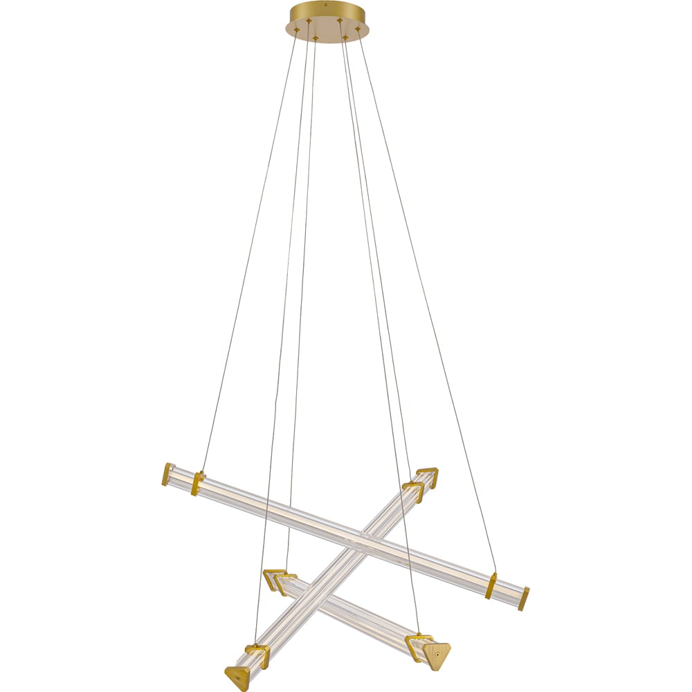 Lustra LED MYRIA MY10358GD, 34W, 3032.9lm, 4000K, IP20, auriu