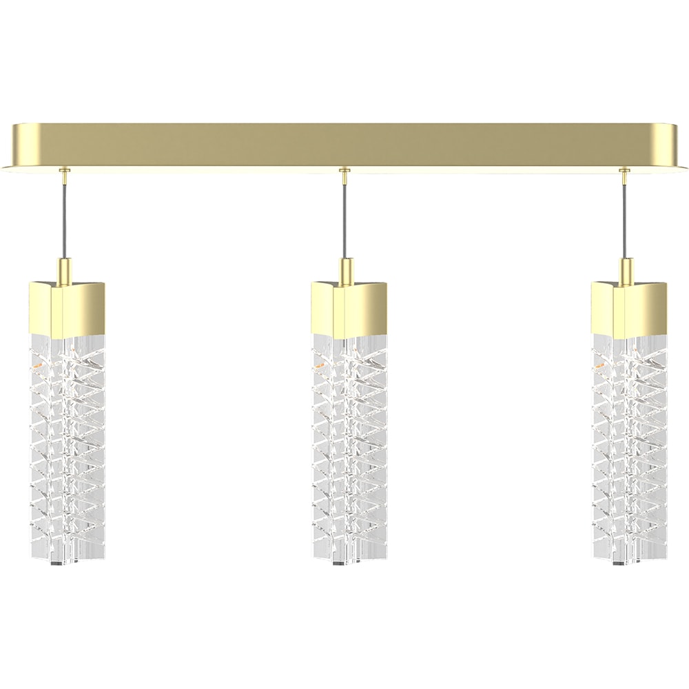 Lustra suspendata MYRIA Astra LED, 16W, 4000K, IP20, auriu
