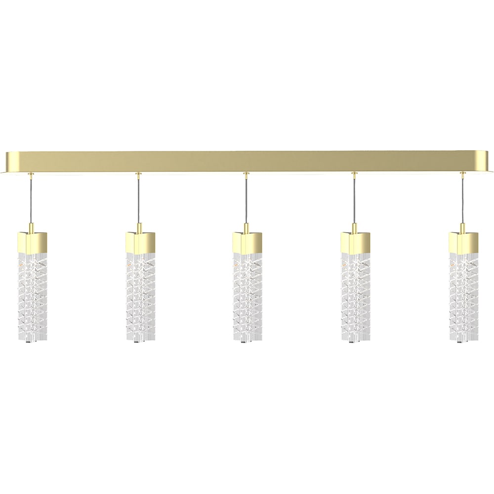 Lustra suspendata MYRIA Astra LED, 25W, 4000K, IP20, auriu