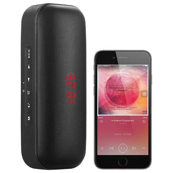 Boxa portabila MYRIA MY2404, Bluetooth, MicroSD, negru